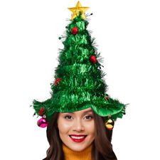 Christmas Tree Hat Holiday Costume Ugly Sweater Party Supplies Men Women Kids picture
