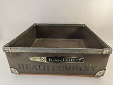 HeathKit Heath Co Advertising Logo Kennett Fiber Vintage Storage Bin Drawer Box picture