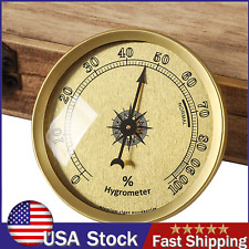 Digital Analog Hygrometer Cigar Humidor Thermometer Temp Humidity Meter 100% New picture