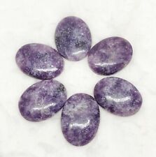 5 Pcs Natural Lepidolite Thumb Worry Stone picture
