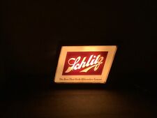 Vintage Schlitz beer lighted metal sign. Heavy. VERY RARE Works Great picture
