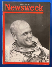 JOHN GLENN PROJECT MERCURY MARCH 5, 1962 NEWSWEEK MAGAZINE EX- picture