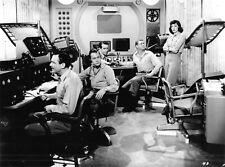 1953’s CAT-WOMEN OF THE MOON spaceship cabin discussion b/w 8x10 scene picture