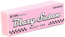 Blazy Susan Rolling Papers Pink Tips *Great Price* USA Shipped picture
