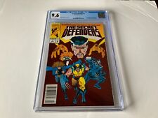 SECRET DEFENDERS 1 CGC 9.6 WHITE PAGES NEWSSTAND WOLVERINE MARVEL COMIC 1993 T5X picture