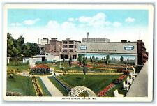 c1920's Junge's Park Flowers Beads Landscaping View Joplin Missouri MO Postcard picture