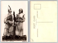 Vintage RPPC Tibetan Priest & Priestess Darjeeling India Himalayas Ethnic picture