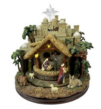 Thomas Kinkade Following the Star musical Nativity picture