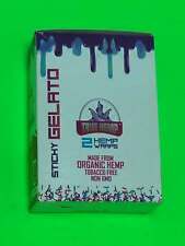 FREE GIFTS🎁True Hemp Sticky Gelato🍧50 High Quality Organic Hemp Rolling Papers picture
