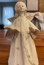 Vintage Schmid Rotating Angel Holding Book Brahm’s Lullaby Original Box picture