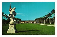 Vintage Postcard The Plaza Ringling Museum Of Art Neptune Sarasota Florida picture