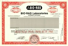 Bio-Rad Laboratories - Specimen Stocks & Bonds picture
