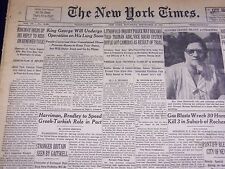 1951 MAR 14 NEW YORK TIMES - KING GEORGE WILL HAVE LUNG OPERATION - NT 2004 picture