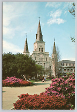 St. Louis Cathedral New Orleans Louisiana LA Continental Chrome Postcard picture