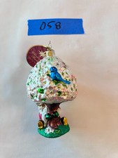 Christopher Radko Santa "Going Green" Ornament, Environmental Awareness, 6" picture