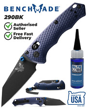 Benchmade 290BK Full Immunity Crater Blue Handle 2.49''Pocket Knife w/ Lubricant picture