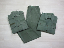 1960s Vintage LOT VIETNAM Sateen OG-107 US Army 30x29 Military Pants & Shirts picture