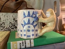 Omnibus Fitz Floyd Mug King Kong Empire State 1987 Japan Gorilla Planter Crazed picture