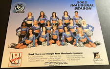 2002 Georgia Force Arena Football Cheerleaders Hero Card Handout picture