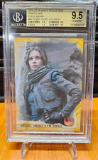 2016 Topps Star Wars: Rogue One GOLD #46 Rebel Hero Jyn Erso 15/50 BGS 9.5 picture