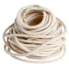10‘ 2-8mm Round Cotton Wick For Oil Kerosene Alcohol Lamp Garden Patio Torch picture