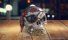 Gothic Pirate Skull w/Bandana 3.75