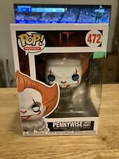 FUNKO POP HORROR STEPHEN KING IT PENNYWISE WITH BOAT 472 CLOWN FIGURE 20176 picture