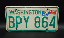 1978 WASHINGTON License Plate # BPY 864 picture