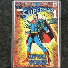 Superman #233 1971 Key DC Comic Book Iconic Neal Adams Cover Art picture