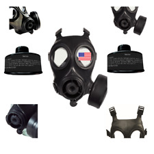 DYOB Gas Mask FM-12 CBRN w/ 2 NBC Filters, Most Advanced Face Mask- Adjustable picture