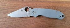 Spyderco Para 3 PM3 Knife G-10 Gray Maxamet C223GPDGY **FACTORY SECOND** picture