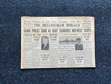 1933 American Dustbowl Great Depression Newspapers - Agriculture Decor, Cottage picture
