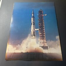 Vintage Original NASA Lockheed Martin Photo Apollo 15 Launch Outer Space 11”x16” picture