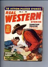 Real Western Pulp Feb 1951 Vol. 16 #5 VG picture