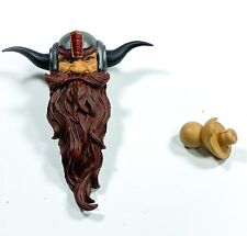 Dwarf Viking Head Pack Helmet Figure Fodder Mythic Legions 1/12 6
