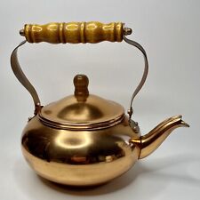 Vintage Copper Teapot 8” X 8” X 6” 1984 Never Used picture