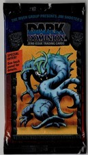 1993 Dark Dominion Zero Issue Trading Cards Booster Pack Art Type 5 picture