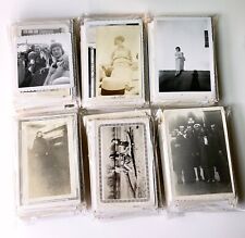 Vintage Photo Lot of 100 BLURRY / DAMAGED Snapshots B&W and Sepia Old Photos picture