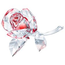 Swarovski Crystal Blossoming Rose, Red Figurine Decoration 5428561 picture