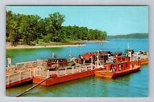 Ozark AR-Arkansas, US Highway And Ferry, Antique, Vintage Souvenir Postcard picture