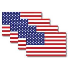 AMERICAN FLAG MAGNET DECAL 3X5 -4 PACK-HEAVY DUTY FOR CAR TRUCK SUV picture
