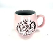 Disney Princess Ariel Belle and Snow White Mug I Sleep With My Tiara On Pink picture