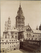 Deutschland, Mainz, Mainzer Dom Vintage Print Print, Albumin Print 28 picture
