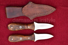 Set of 2 pcs Handmade Oyster Shucker Knife Oyster Shucking tool rosewood handle picture
