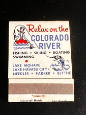 MATCHBOOK - CLAYPOOL'S - RELAX ON THE COLORADO RIVER - UNSTRUCK picture