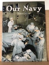 OUR NAVY MAGAZINE 1st.OF JUNE 1943 GOOD+. picture
