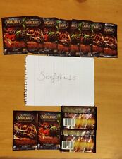 WoW TCG Fires Of Outland Spanish Booster Packs. Sealed & New picture