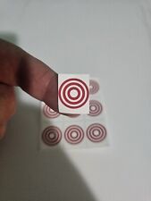 9 Bally, Williams, Gottlieb Vinyl Pinball Drop Target Stickers/Decals - RED/WHT picture