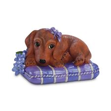 Hamilton Collection Love Never Forgets: Alzheimer's Research Dachshund Figurine picture