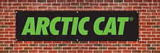 Arctic Cat Banner Poster dealer advertising sign Man Cave Garage 2' x 7' NEW picture